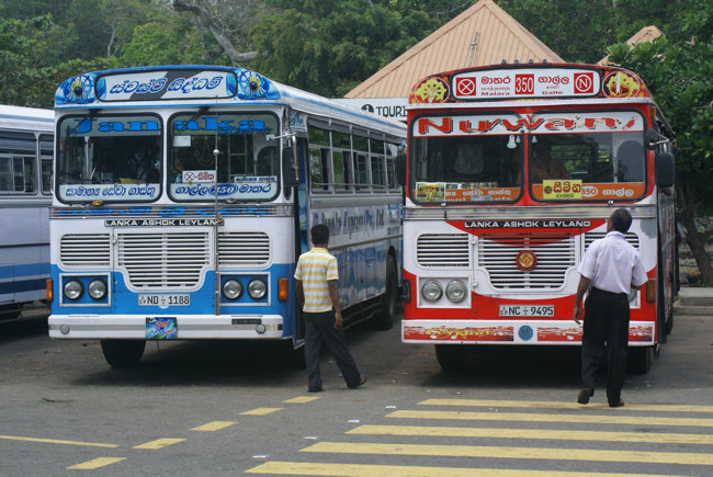 Bus travel in Sri Lanka<