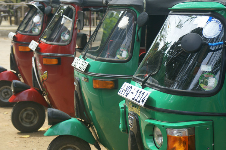Sri Lankan tuktuks