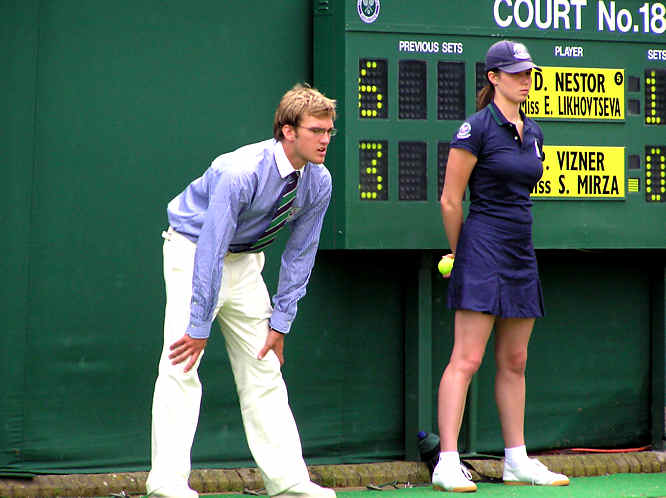 Wimbledon Lawn Tennis Championship linesman umpire