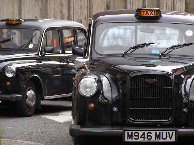 London black cab taxi