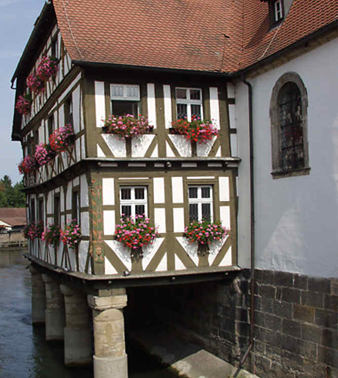 half timbered medieval buildings in Forchheim
