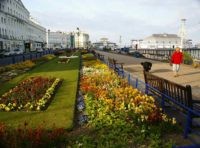 Eastbourne beach and pier