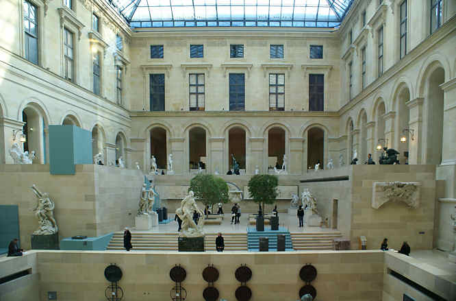 Inside the Lourve Palace