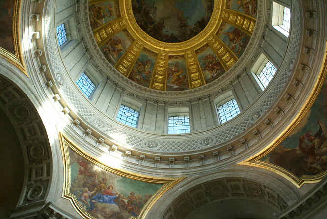 The dome above Napoleon's Tomb