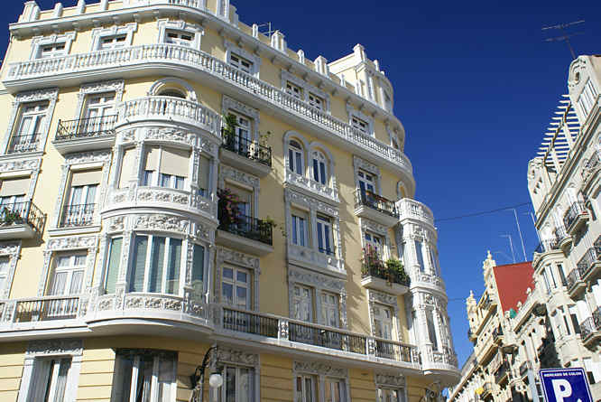 Valencia Art Nouveau buildings