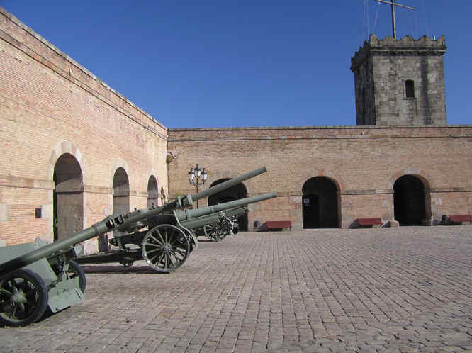 Montjuic Fortress artillery