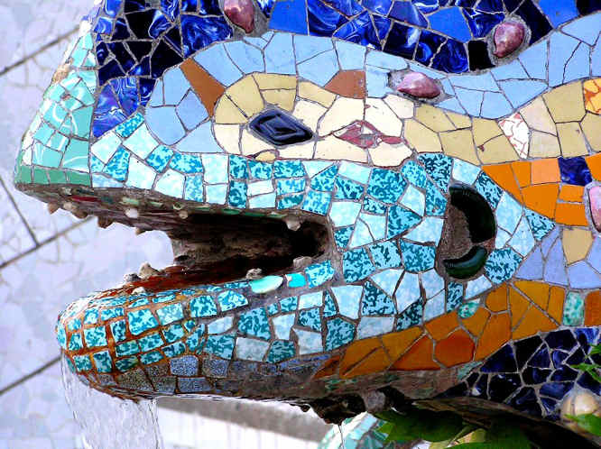 Barcelona Park Guell Antoni Gaudi