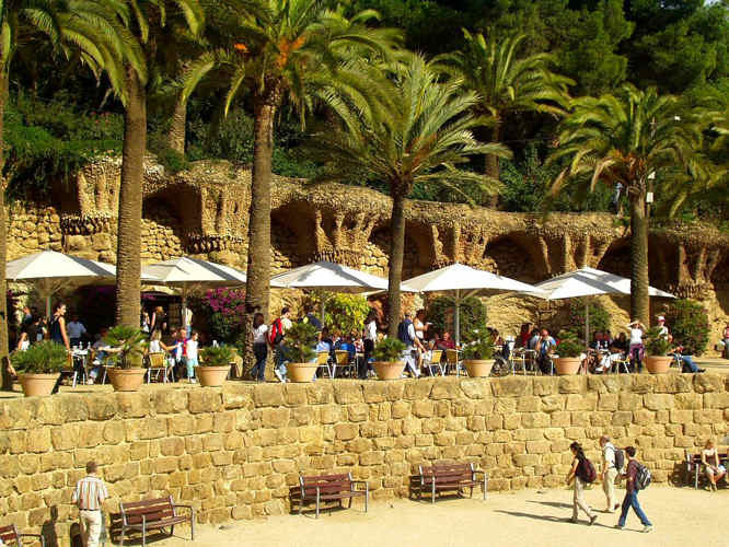 Barcelona Park Guell Antoni Gaudi