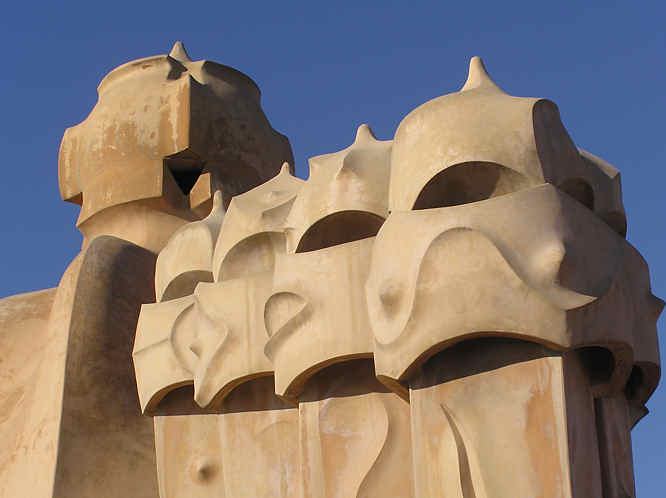 Gaudis Casa Mila, La Pedrera in Barcelona