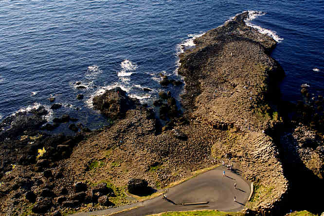 Northern Ireland, Giants causeway,Antrim Coast lower turning circle