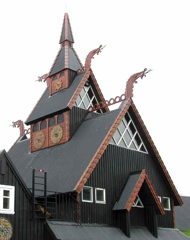 Viking Longhouse in iceland