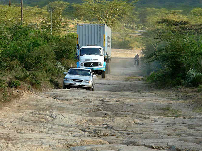 Kenyian Road conditions are bad