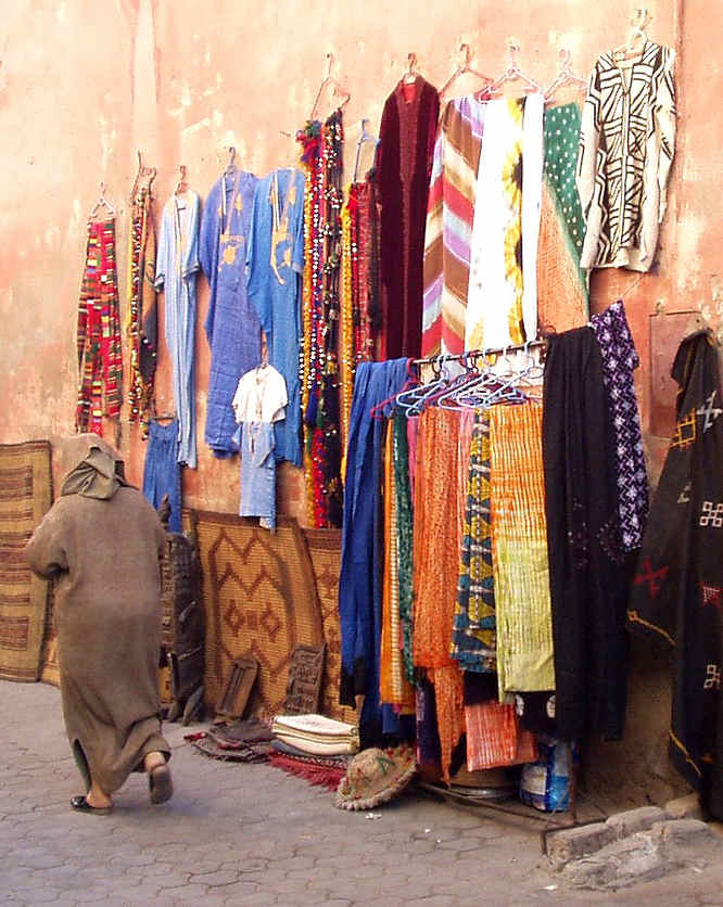 Marrakech rug seller