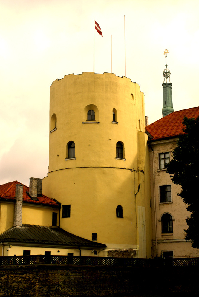Riga castle in Latvia