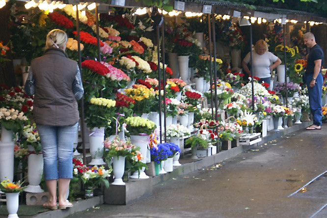 Flower Market in Riga