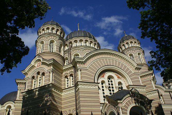 Riga Orthodox latvian Cathedral 