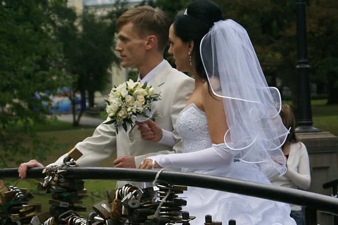 Bride and Groom in Riga
