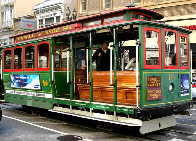 San Francisco trolly bus