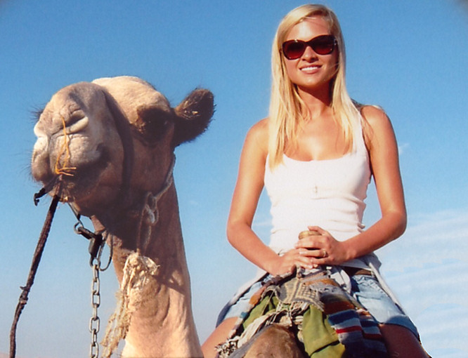 Woman on Camel photo 