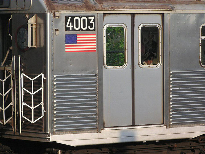 Photo of a New York City Subway Metro underground railway train