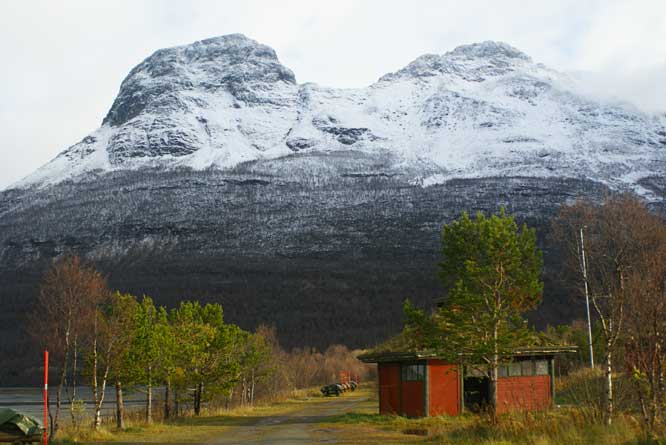 mountains near the Tromso