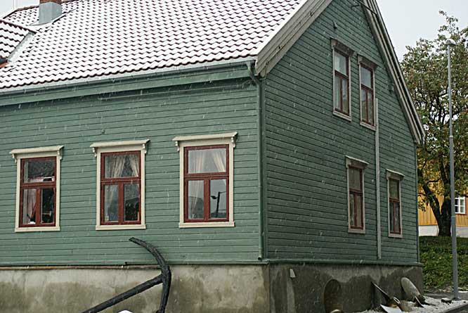 old customs house Polar Museum in Tromso Norway