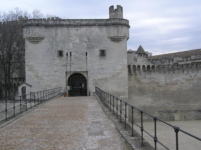 Avignon Ancient Medieval City Walls and gates in the South of France