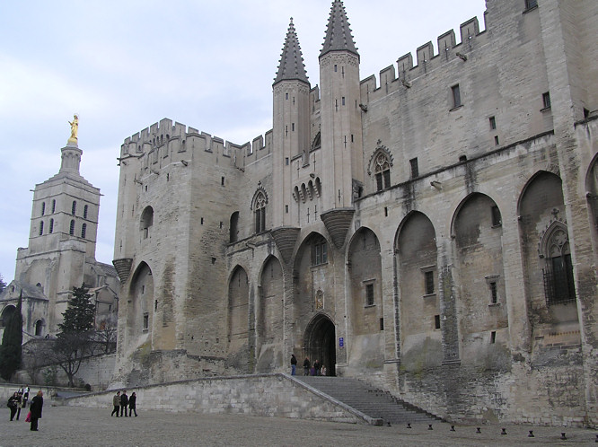 Avignon palace of the popes
