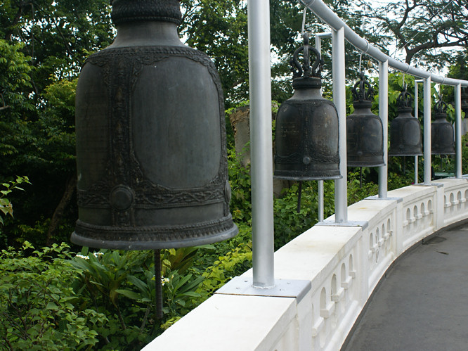 Golden Mount Wat Saket Temple bells