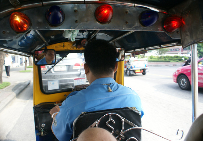 Thai tuk tuk driver