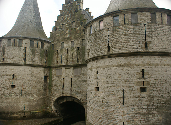 city wall towers of Ghent