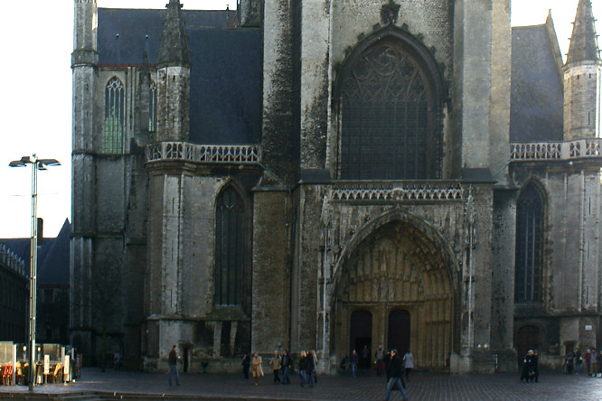 Sint Baafskathedraal Ghent entrance
