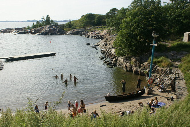 Swimming in Helsinki
