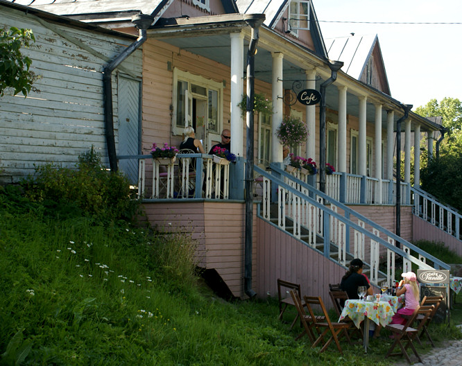 cafe on the Suomenlinna Island