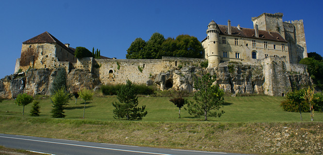 Chateau Excideuil viewed from the road