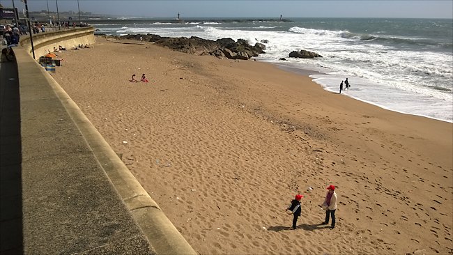 Porto has sandy beaches