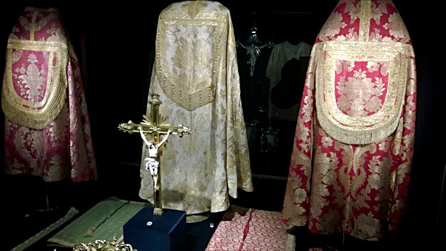 Treasure room in the Cathedral of Porto