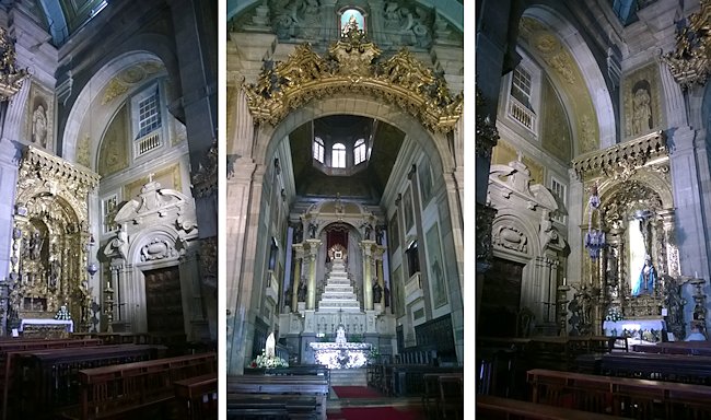 Inside the Igreja de Santo Antonio dos Congregados