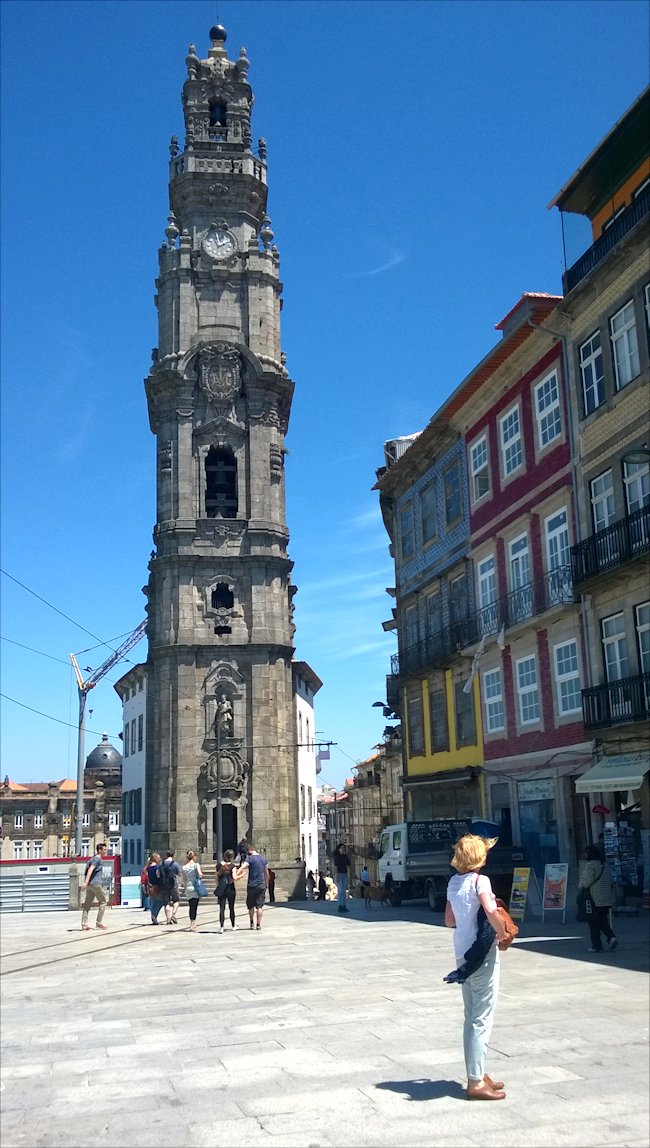 Torres dos Clerigos Tower view