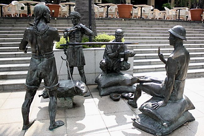 Singapore Rice Merchant statue