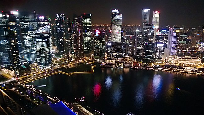 viewing gallery Marina Bay Sands Hotel