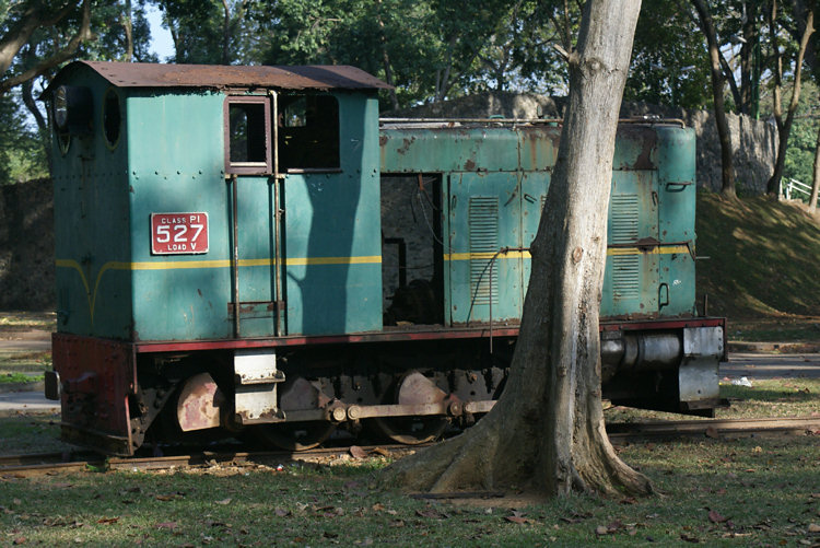 old diesel shunting train