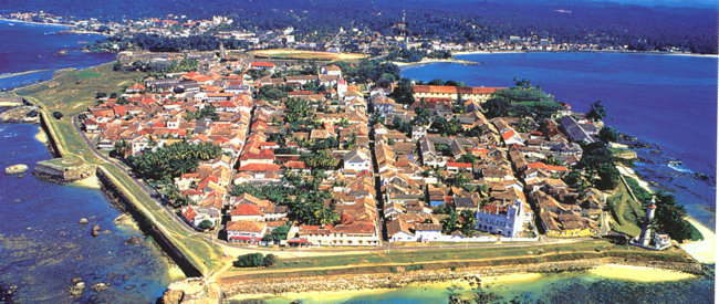 Galle the Ancient Sri Lankan Port on the southern coast 