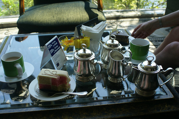 Afternoon tea and cake