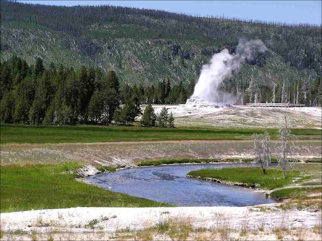 Photo of Geysers in Yellowstone National Park